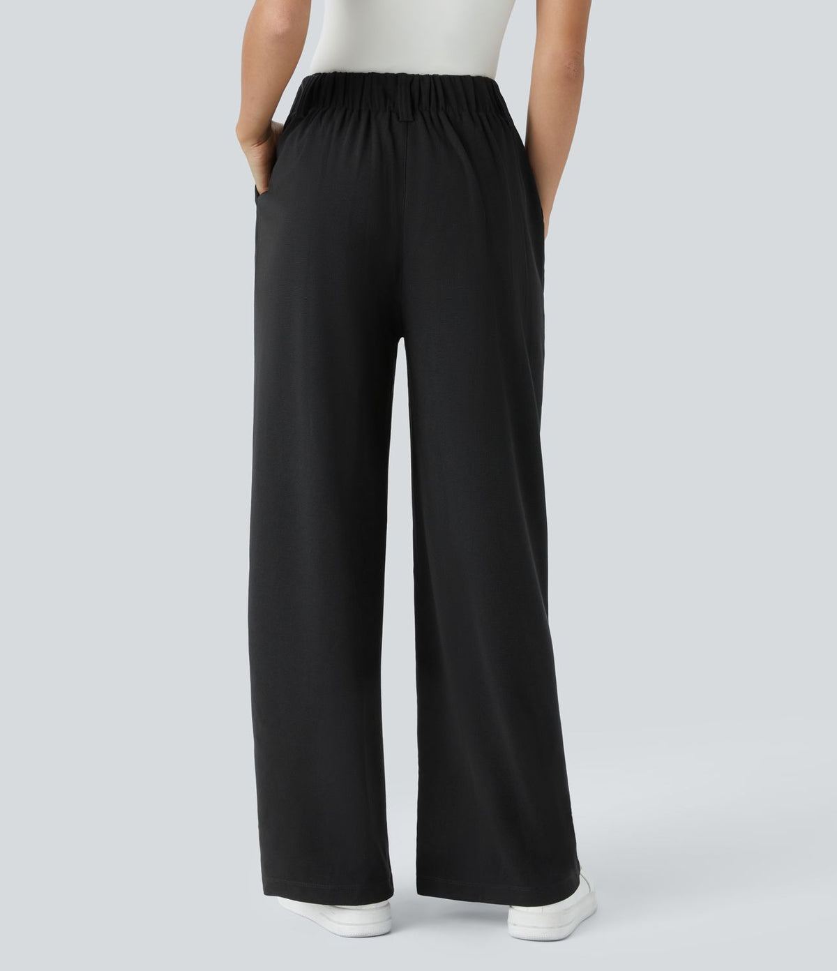 Pantalon Palazzo gaufré